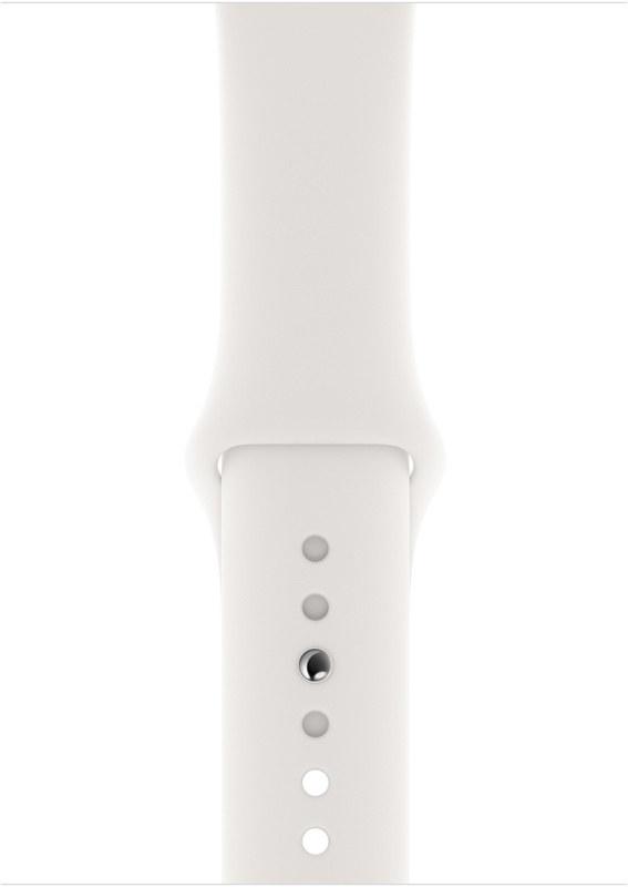 Apple Watch Series 4 (Sportbandje, 40mm) Zilver (Wit)