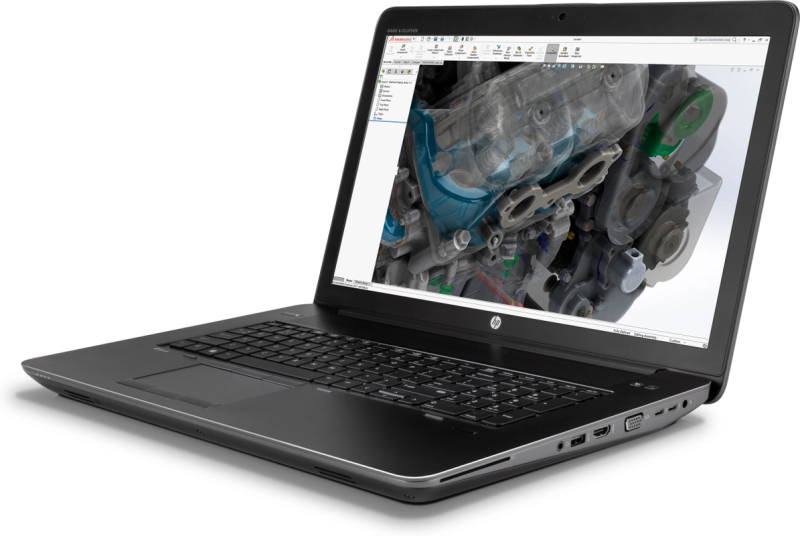 HP Zbook 17 G4 - Intel QuadCore i7 7820HQ - 16GB Ram - 512GB SSD - 15,6" (39.62 cm) - Nvidia Quadro M1200 - Qwerty US