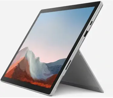 Microsoft Surface Pro 7+ - Intel QuadCore I7 1165G7 - 16GB Ram - 512GB SSD - 12,3" Touchscreen (31.24 cm) - Windows 11 Pro - Platinum - Geen toetsenbord