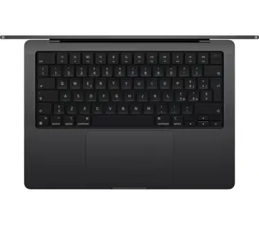 Macbook Pro 14" - Apple M4 10-core - Apple 10-core GPU - 16GB Ram - SSD 1TB - 2024 - Space Black - Franstalig toetsenbord