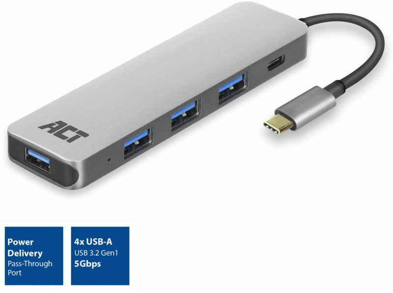 ACT AC7053 4-in-1 USB-C Hub