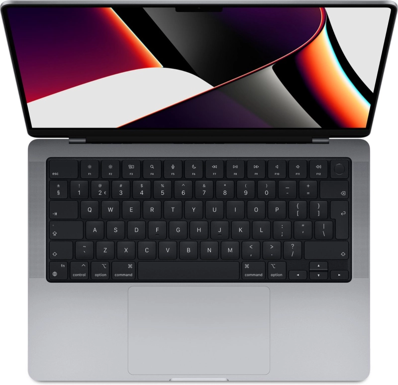 Macbook Pro 14" - Apple M1 Max 10-Core 2,1GHz - 64GB Ram - SSD 1TB - 2021 - Space Gray - Belgisch toetsenbord