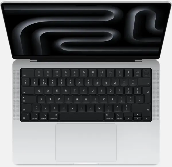 Macbook Pro 14" - Apple M3 8-core - Apple 10-core GPU - 8GB Ram - SSD 1TB - 2023 - Silver - Nederlands toetsenbord