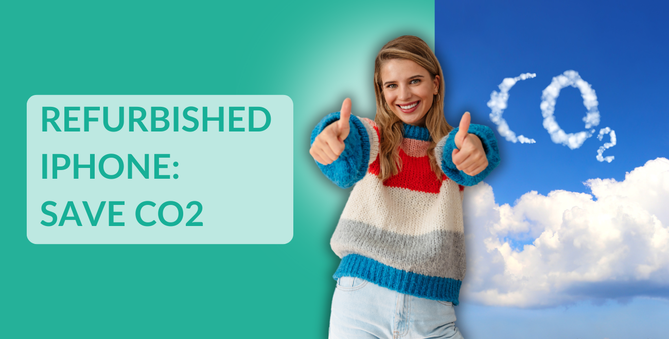 CO2 besparen met een refurbished iPhone CO2 besparen met een refurbished iPhone