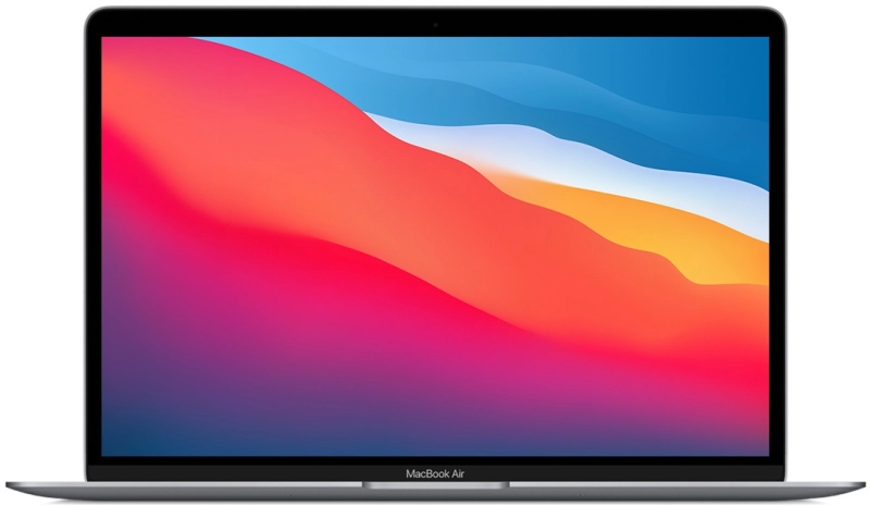 Macbook Air 13" - Apple M1 8C 2,1GHz - 8GB Ram - SSD 256GB - 2020 - Space Gray - Belgisch Toetsenbord