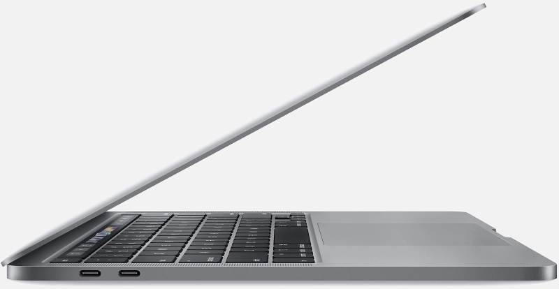 Macbook Pro 13" - Intel i7 2,3GHz - 32GB Ram - SSD 2TB - 2020 - Space Gray - Belgium Keyboard