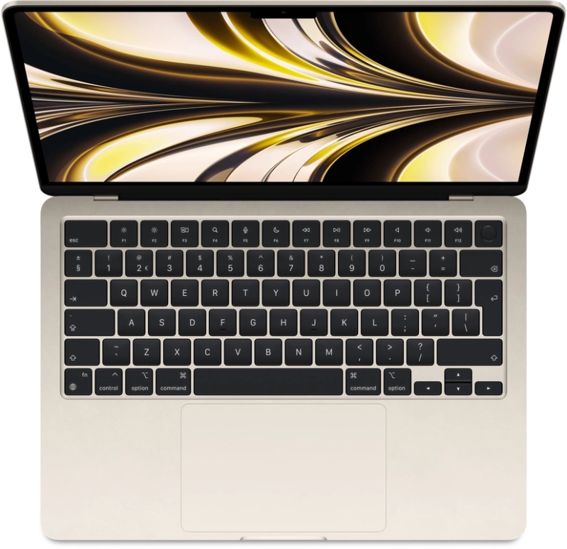 Macbook Air 13" - Apple M2 8-Core - Apple 8-Core GPU - 8GB Ram - SSD 256GB - 2022 - Starlight - Qwerty US