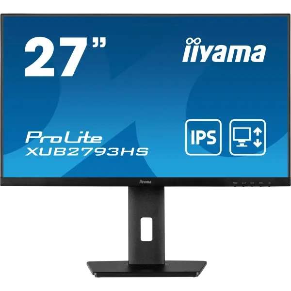 Iiyama - ProLite XUB2793HS-B5 - 27 inch (68,58 cm)- Full HD LED IPS - Black