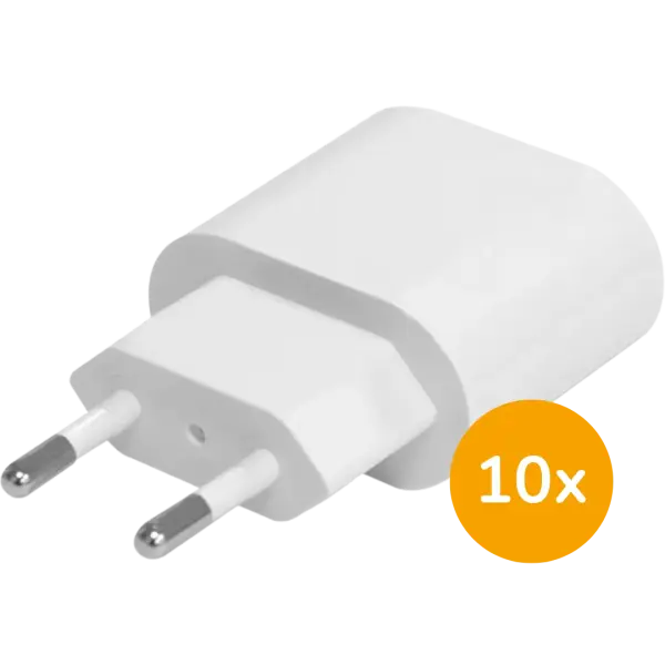 10x USB-C lader 20 Watt - NEW