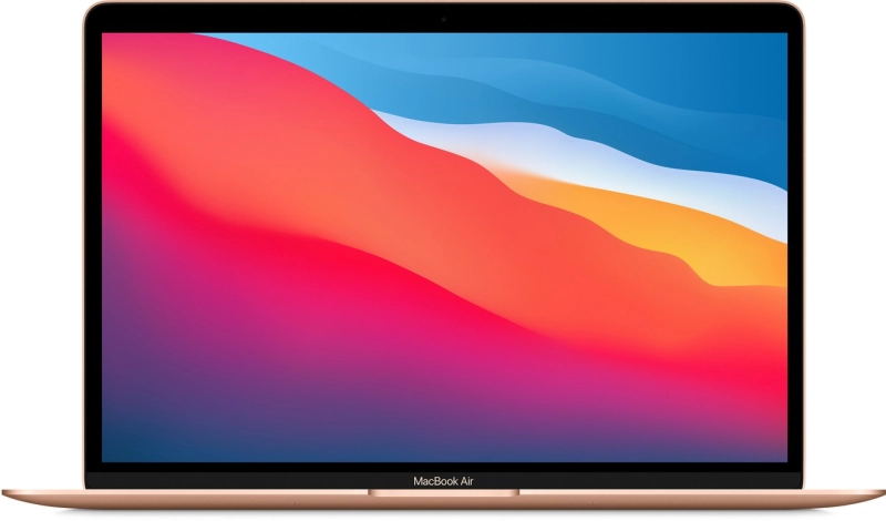 Macbook Air 13" - Apple M1 8C 2,1GHz - 8GB Ram - SSD 256GB - 2020 - Gold - Qwerty NL (Nieuw Product)