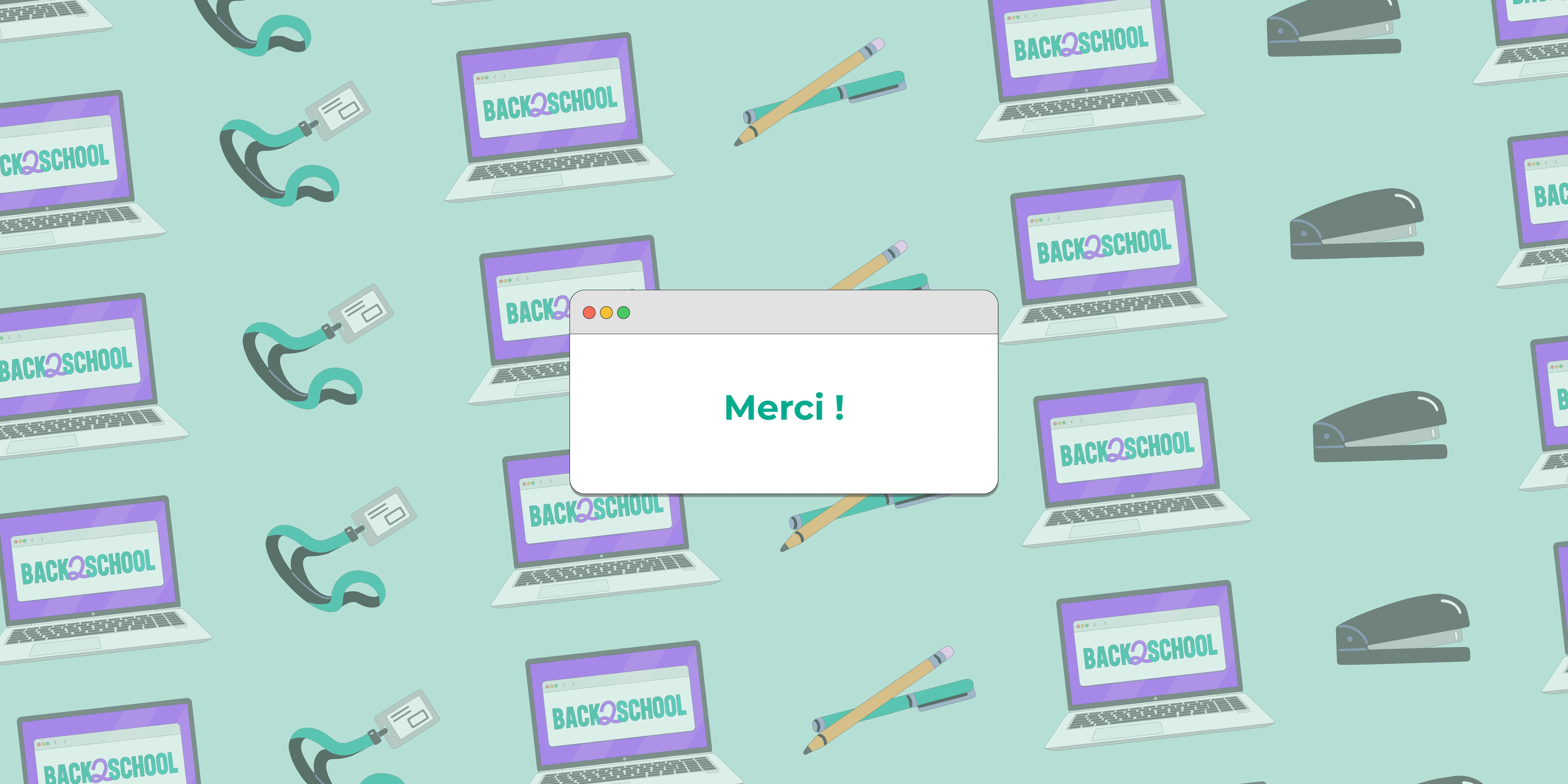 Merci pour votre inscription