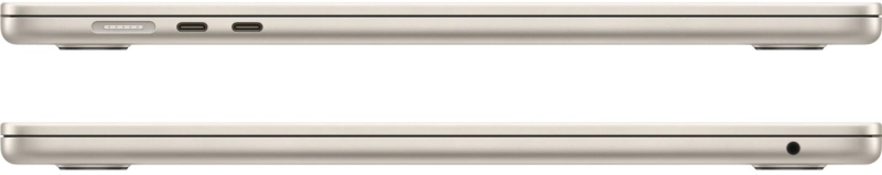 Macbook Air 15" - Apple M2 8-Core - Apple 10-Core GPU - 8GB Ram - SSD 256GB - 2023 - Starlight - Qwerty NL