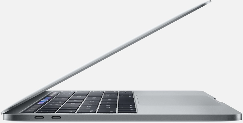 Macbook Pro 13" - Intel QuadCore i5 2,3GHz - 16GB Ram - SSD 256GB - 2018 - Space Gray - Qwerty NL