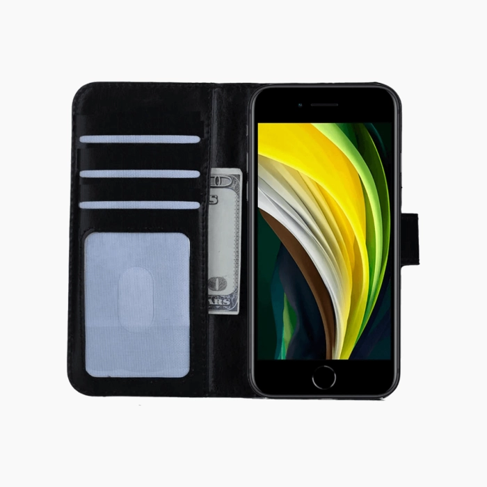 iPhone SE 2020/2022 Book Case (Black)