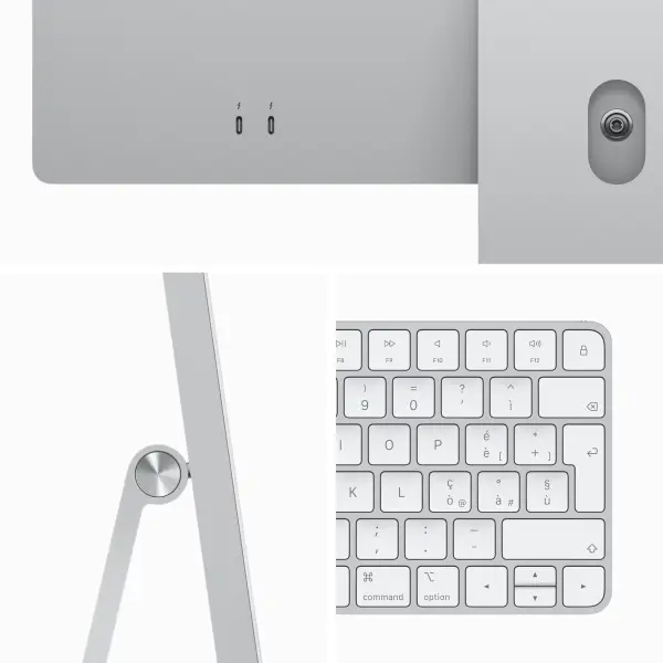 [NEW] iMac 24" - Apple M3 8-core - Apple 8-core GPU - 8GB Ram - SSD 256GB - Silver - Nederlands toetsenbord