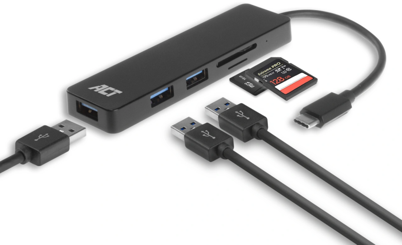 ACT AC6405 4-in-1 USB-C Hub