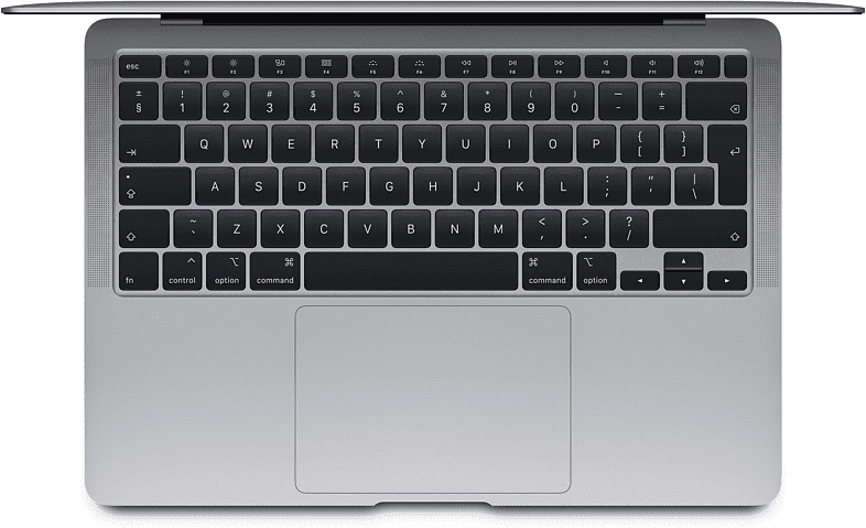 Macbook Air 13" - Apple M1 8C 2,1GHz - 8GB Ram - SSD 256GB - 2020 - Space Gray - Belgisch Toetsenbord